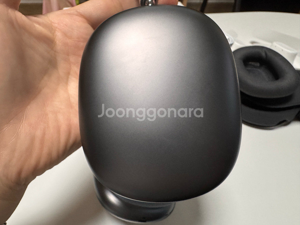 애플 에어팟 맥스 스페이스 그레이 풀박스(라이트닝, 여분 이어패드)--7