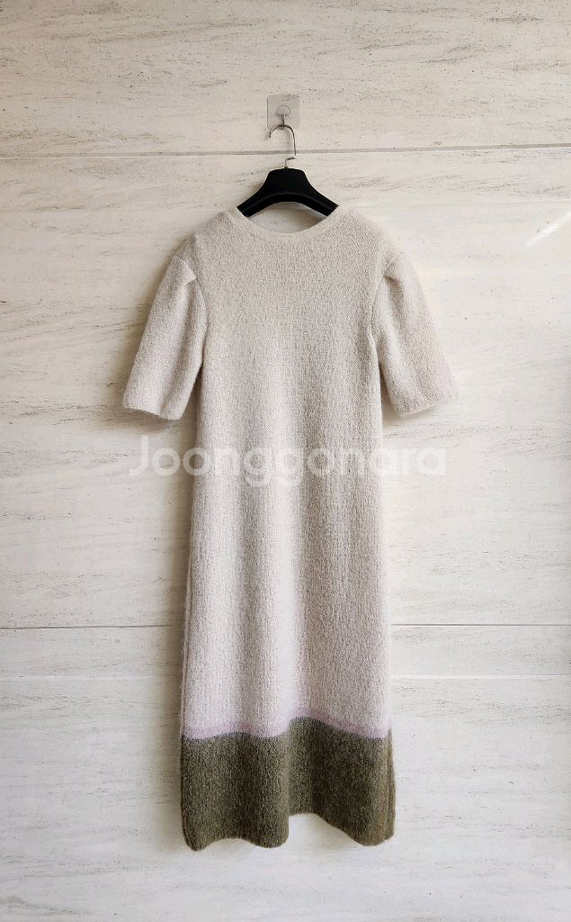 구호 모헤어 울블렌드 롱니트 원피스 S사이즈--3
