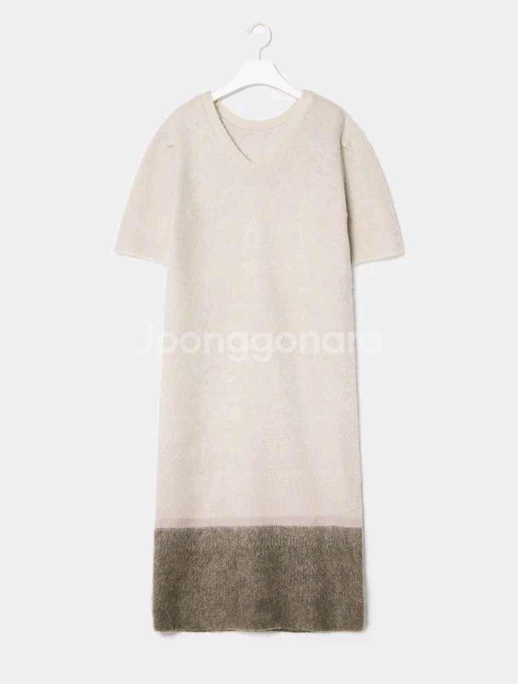 구호 모헤어 울블렌드 롱니트 원피스 S사이즈--0