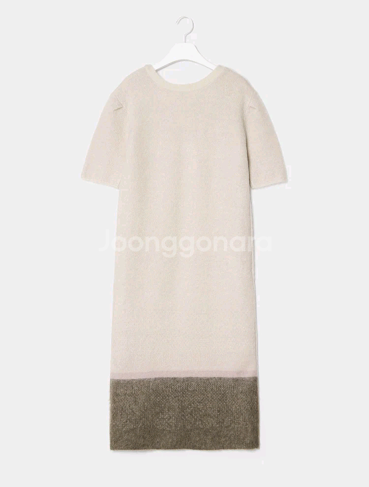 구호 모헤어 울블렌드 롱니트 원피스 S사이즈--1