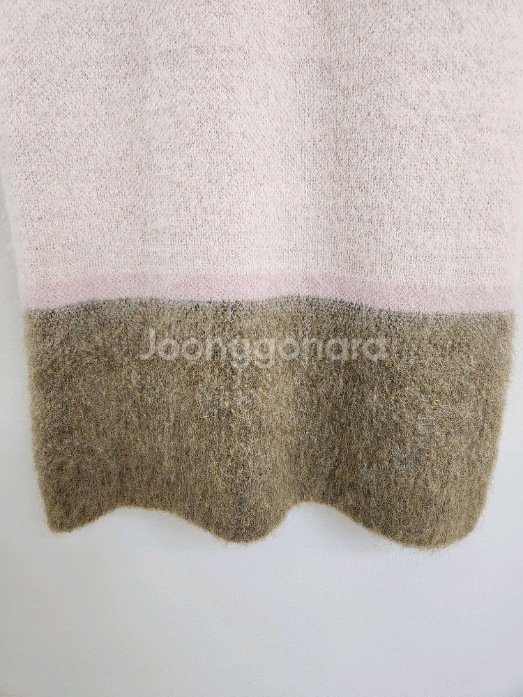 구호 모헤어 울블렌드 롱니트 원피스 S사이즈--6