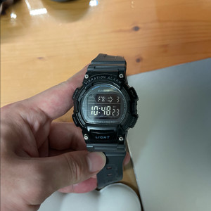 카시오 W-736H 진동 전자시계 군인시계