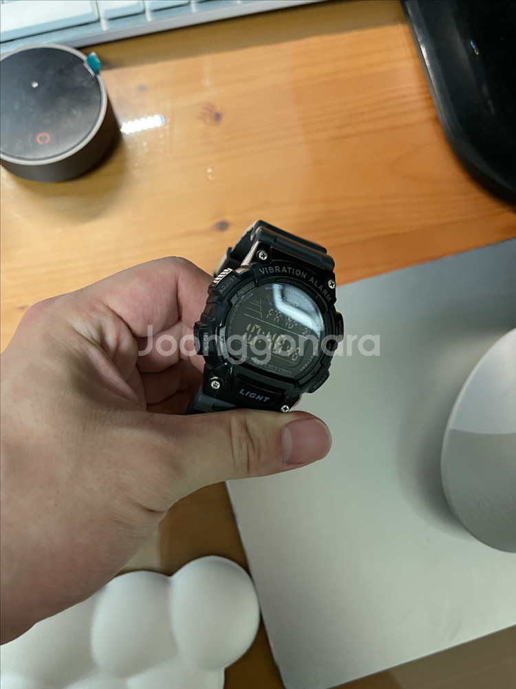 카시오 W-736H 진동 전자시계 군인시계--5