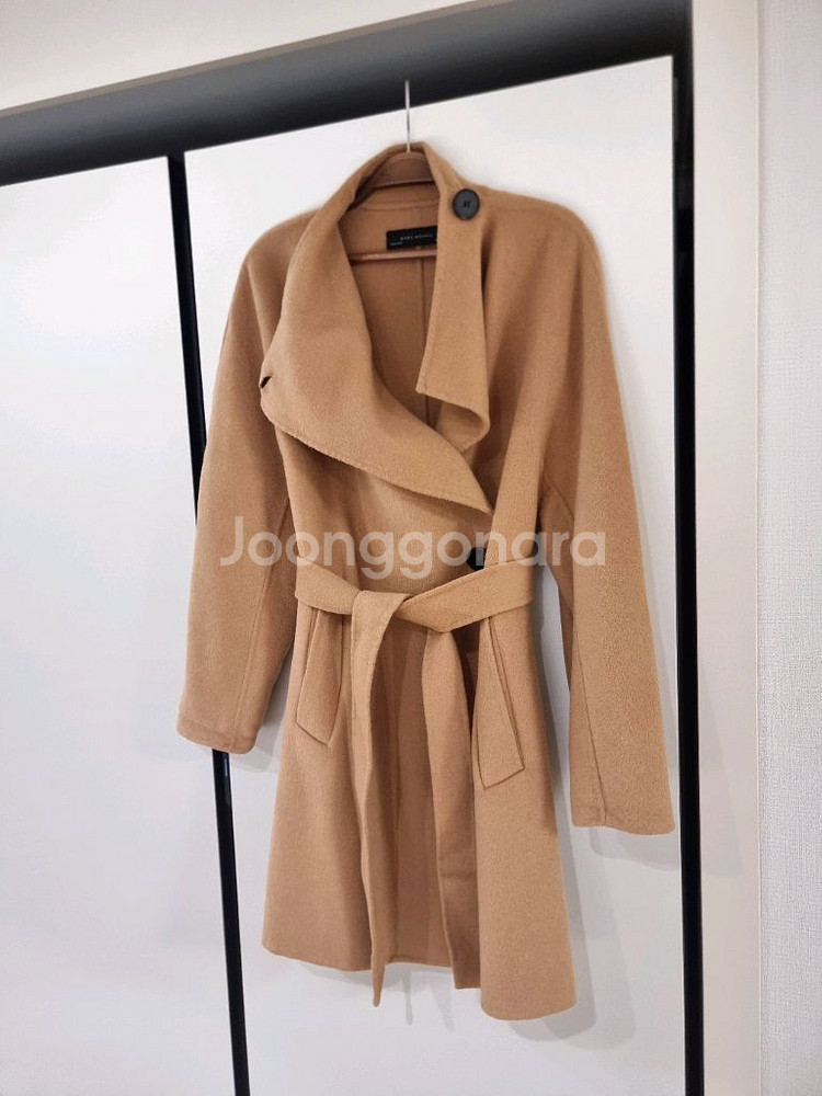 Zara 자라 핸드메이드 울 코트 m 55~77--3