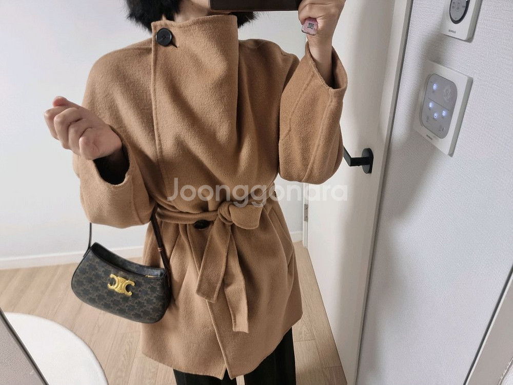 Zara 자라 핸드메이드 울 코트 m 55~77--6