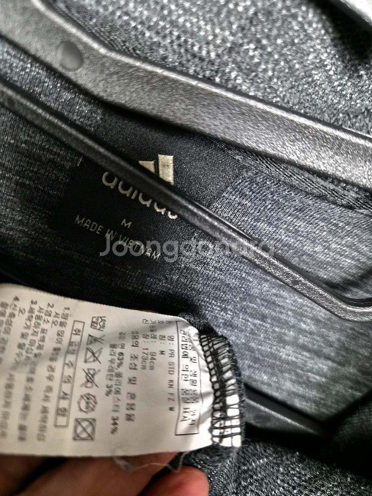 아디다스 후드 집업 M--4