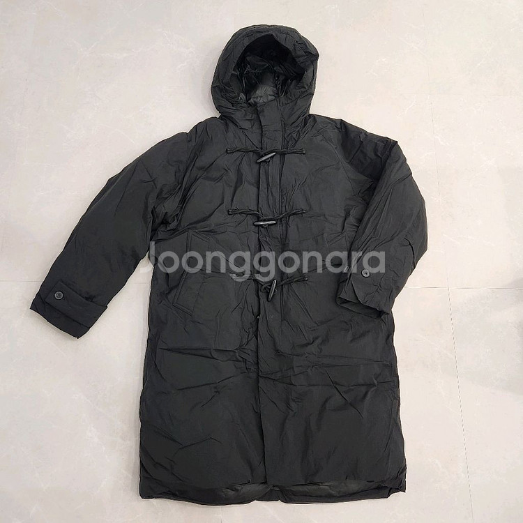 코드그라피 더플 후드 롱패딩 M사이즈 / 거의 새거--0