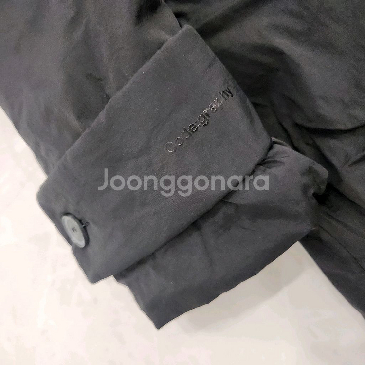 코드그라피 더플 후드 롱패딩 M사이즈 / 거의 새거--3