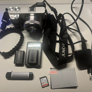 소니 A6000 미러리스 카메라 세트