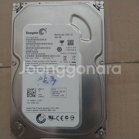 500기가 하드디스크 4대 2만원 500GB 총 2테라 2tb--0