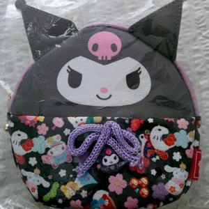 산리오 일본풍 디자인 기모노 파우치 쿠로미 새상품