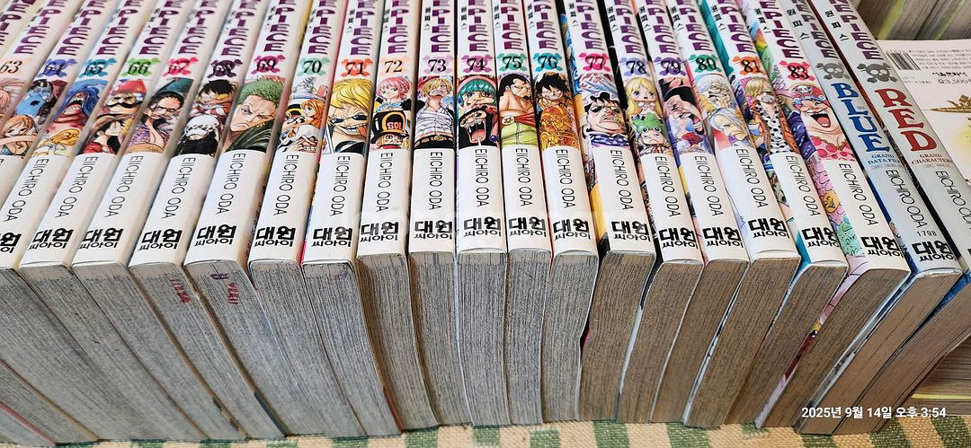 만화 원피스 1ㅡ83 + 단행본4권--7