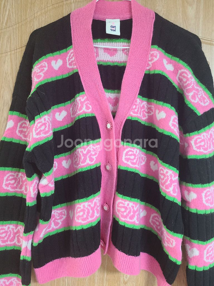 sjyp 캐시미어 니트 가디건 M 55~66--2