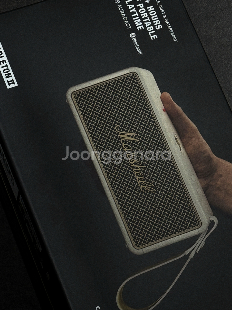 미개봉 소비코 / 마샬 미들톤2 크림 스피커--0