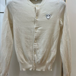 25fw 꼼데가르송 아이보리가디건 (새상품급)