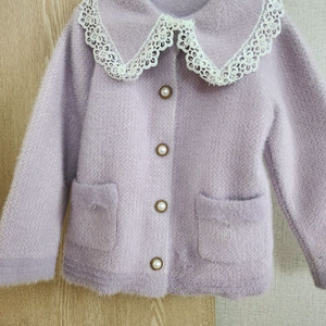 여아 니트 가디건 130