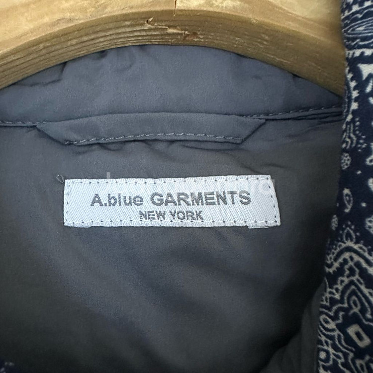 L 어블루 가먼츠 페이즐리 패딩 셔츠 양면--2