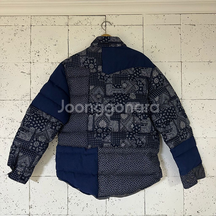 L 어블루 가먼츠 페이즐리 패딩 셔츠 양면--3