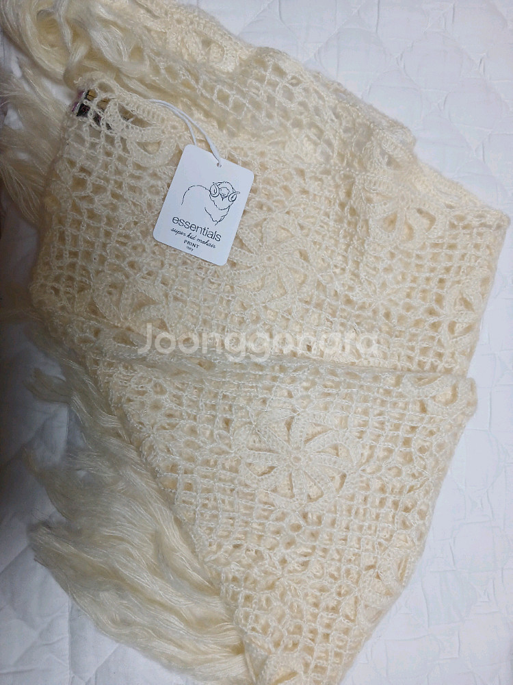 고퀄보세 세컨케이 이태리산 슈퍼키드모헤어 머플러--3