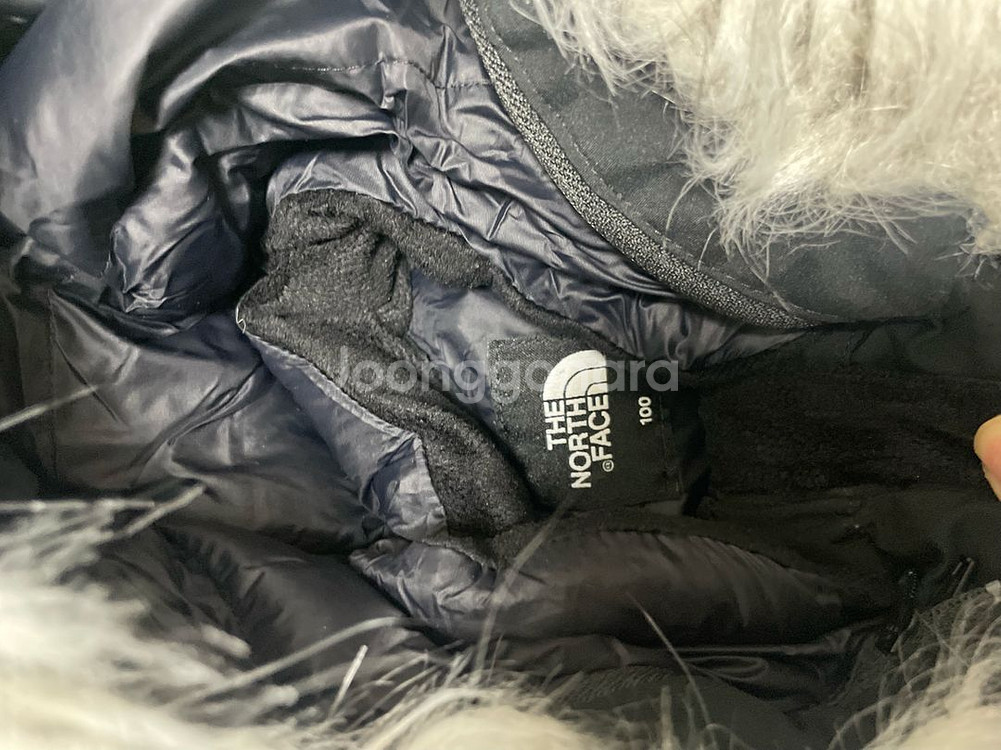 노스페이스 유아 100 롱패딩--1