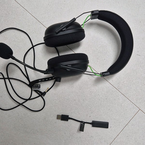 레이저 블랙샤크 v2 x + 사운드카드