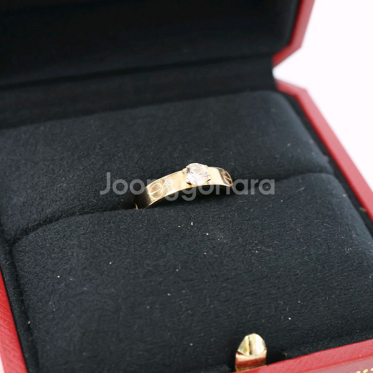 까르띠에 러브 솔리테어 링 1P다이아 49호--0