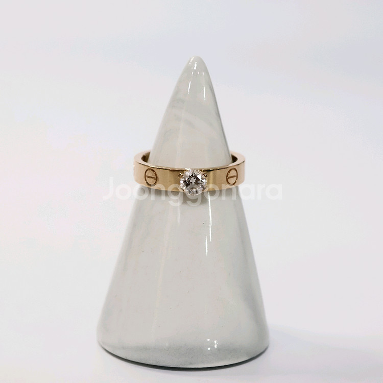 까르띠에 러브 솔리테어 링 1P다이아 49호--3