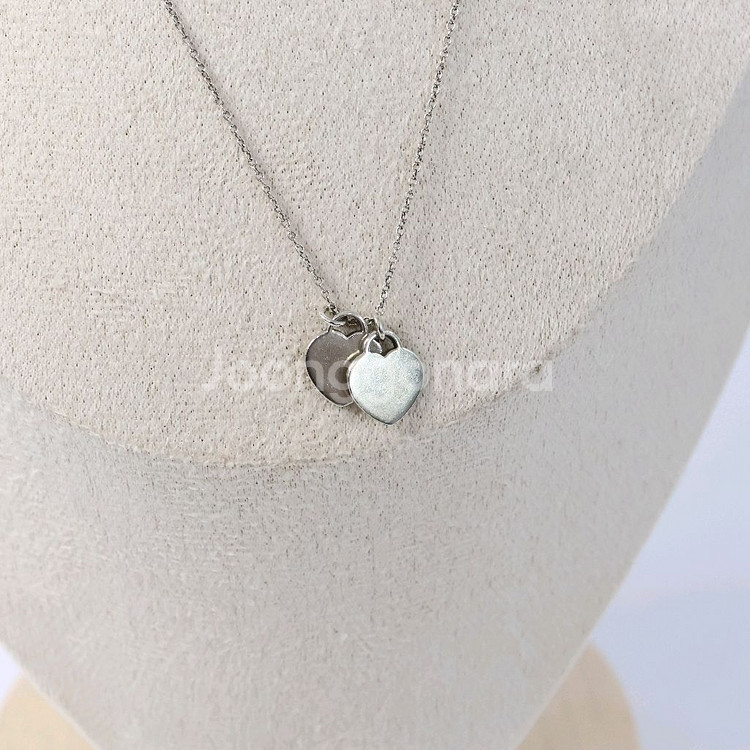 티파니앤코 리턴 투 더블 하트 미니 펜던트 목걸이--1