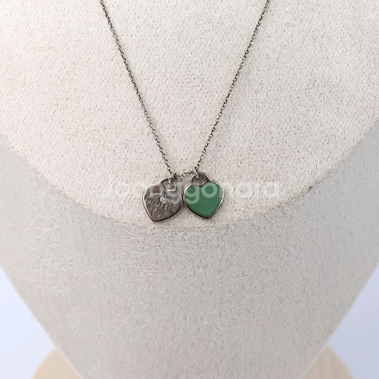 티파니앤코 리턴 투 하트 더블 미니 펜던트 목걸이--0