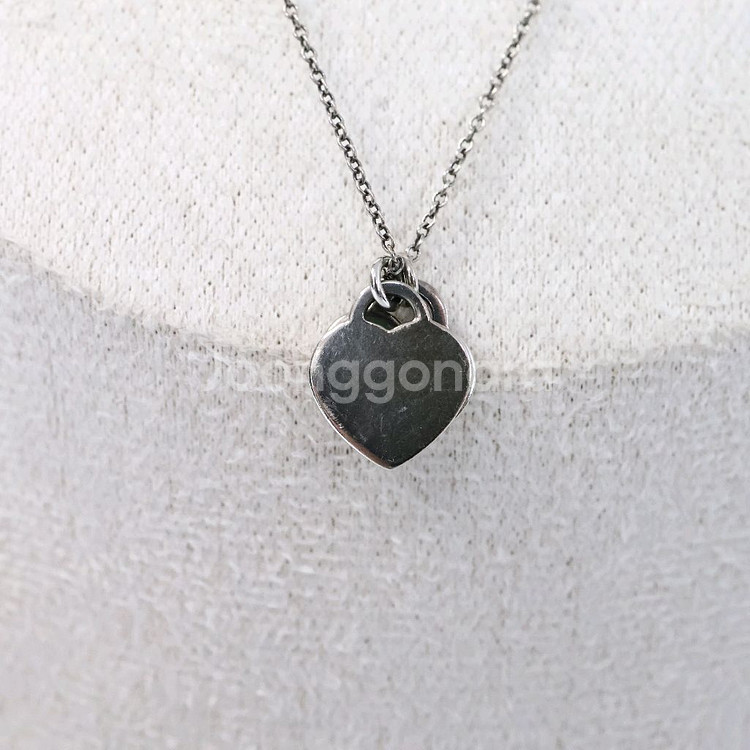 티파니앤코 리턴 투 하트 더블 미니 펜던트 목걸이--3