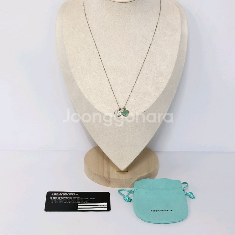 티파니앤코 리턴 투 하트 더블 미니 펜던트 목걸이--5