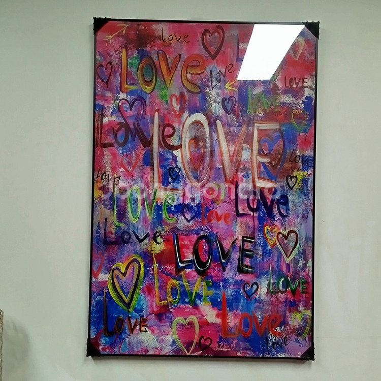 러브 사랑 팝아트 대형 그림 액자 명품그림 명품액자 인테리어소품 인테리어액자 팝아트그림--0