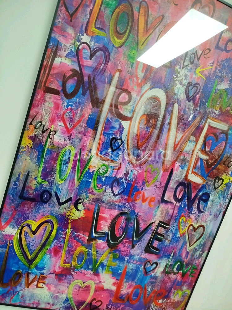 러브 사랑 팝아트 대형 그림 액자 명품그림 명품액자 인테리어소품 인테리어액자 팝아트그림--2