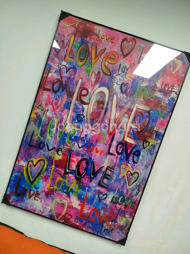 러브 사랑 팝아트 대형 그림 액자 명품그림 명품액자 인테리어소품 인테리어액자 팝아트그림--1