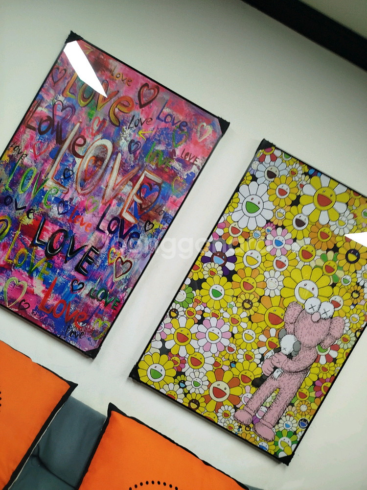 러브 사랑 팝아트 대형 그림 액자 명품그림 명품액자 인테리어소품 인테리어액자 팝아트그림--6