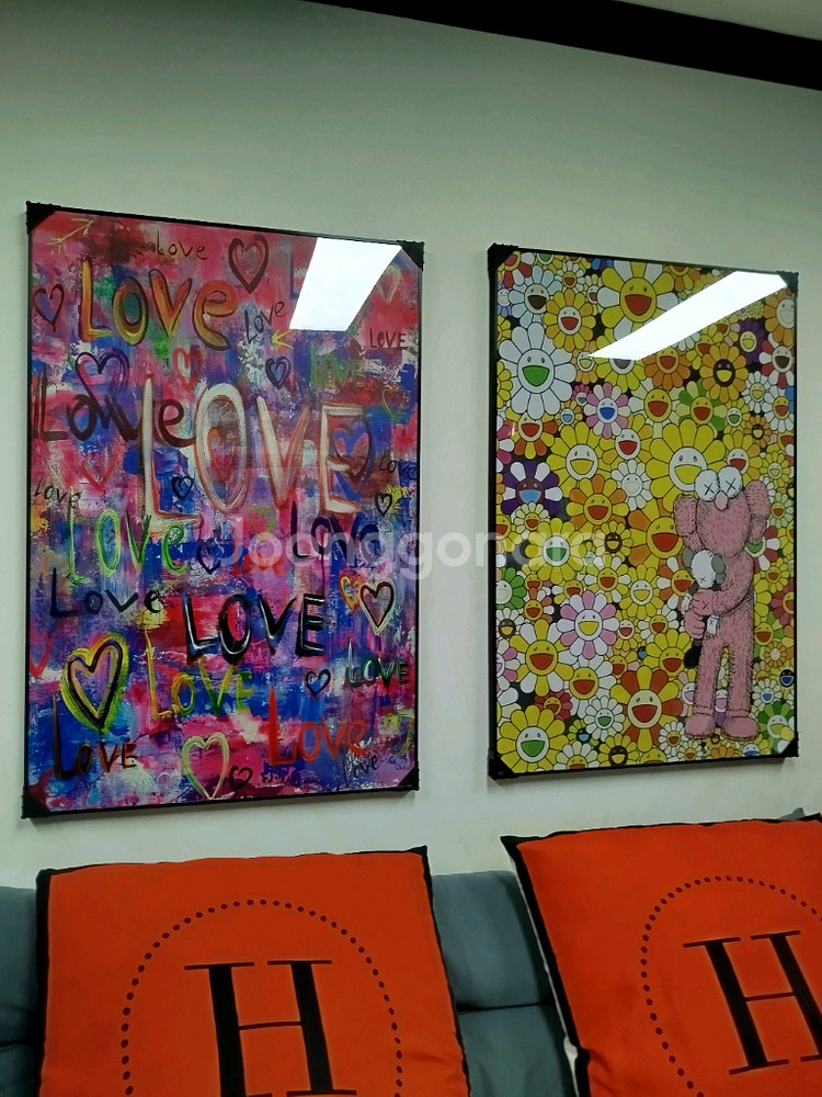 러브 사랑 팝아트 대형 그림 액자 명품그림 명품액자 인테리어소품 인테리어액자 팝아트그림--8