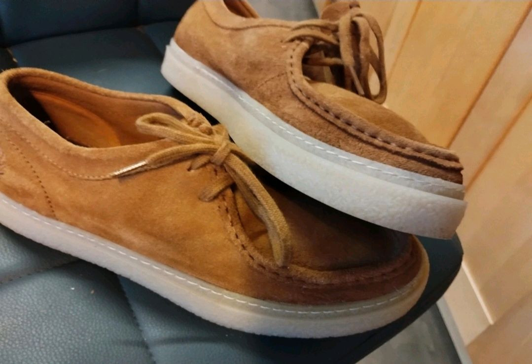 프레드페리 스웨이드 모카신 브라운 270 uk8 이미지