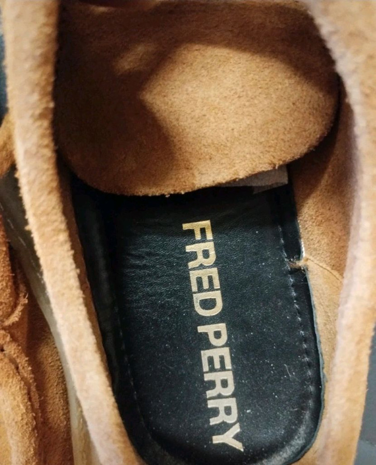 프레드페리 스웨이드 모카신 브라운 270 uk8 이미지