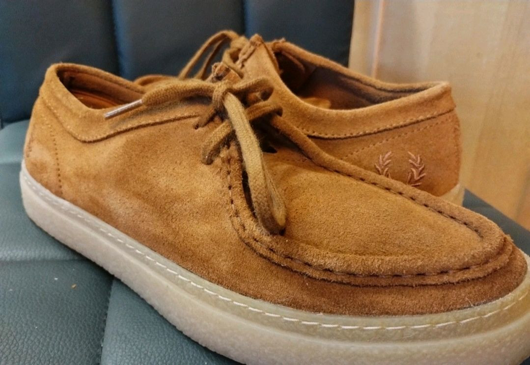 프레드페리 스웨이드 모카신 브라운 270 uk8 이미지