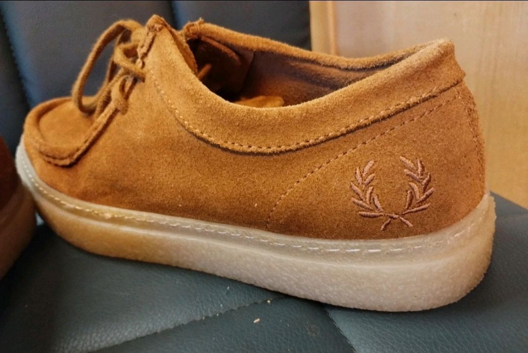 프레드페리 스웨이드 모카신 브라운 270 uk8 이미지