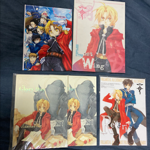 동인지 판매합니다. (강철의연금술사, 앤솔로지, 창작지)