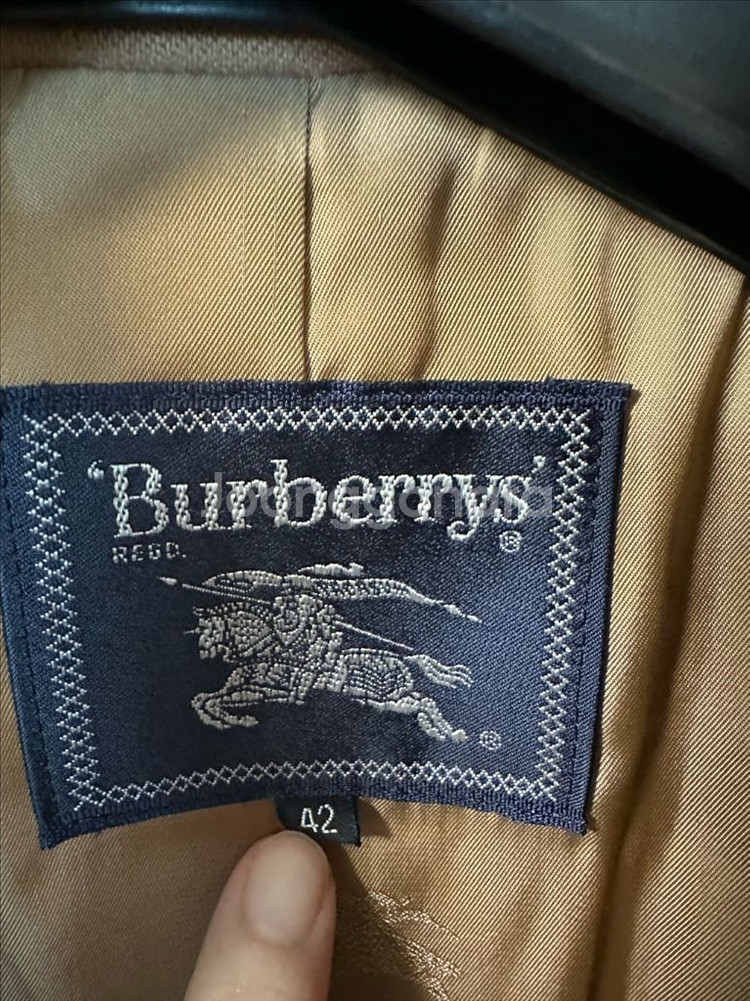 버버리 울 자켓--3