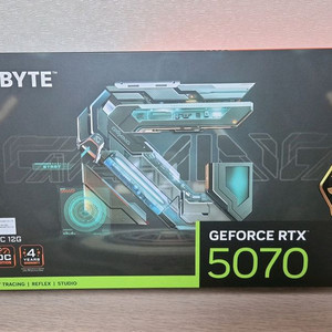 미개봉) 기가바이트 RTX 5070 게이밍 OC 새제품 (무상AS 4년)