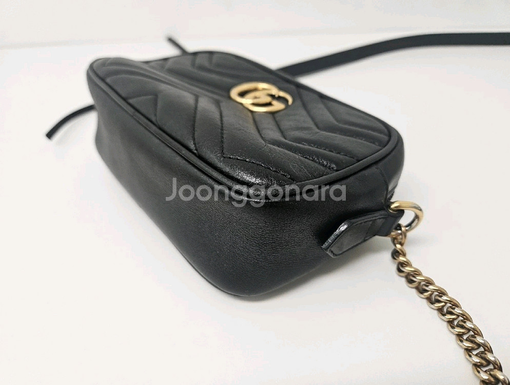 구찌 마틀라쎄 마몽 미니 크로스백--3