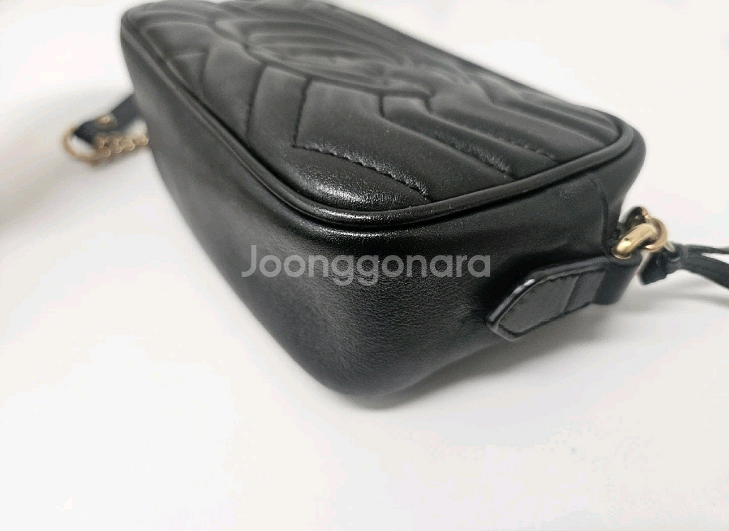 구찌 마틀라쎄 마몽 미니 크로스백--5