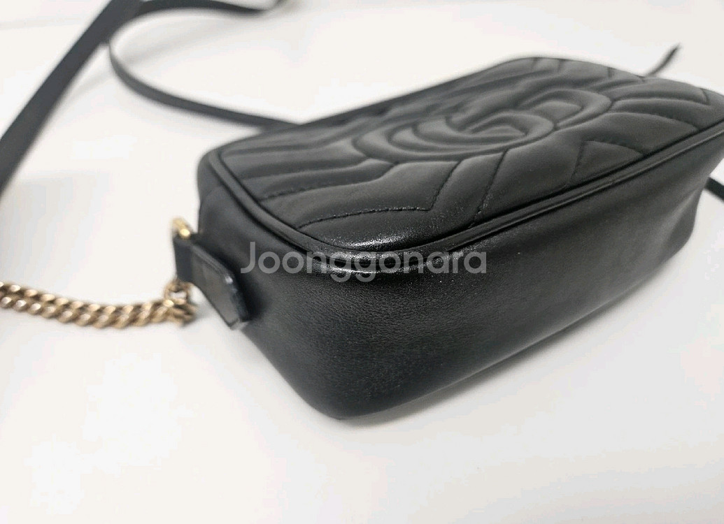 구찌 마틀라쎄 마몽 미니 크로스백--4