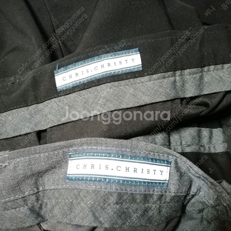 크리스크리스티 슬랙스바지 검정,회색팝니다--2