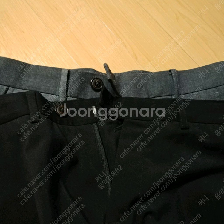 크리스크리스티 슬랙스바지 검정,회색팝니다--3