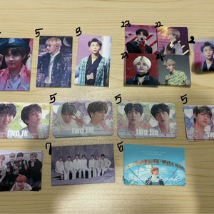 방탄 비공굿 포카 포토매틱 도무송