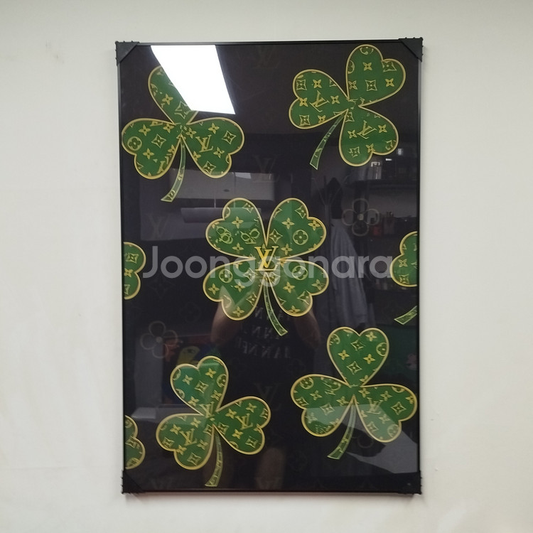 네잎클로버 행운의그림 행운의액자 대형 그림 액자 명품그림 명품액자 인테리어소품 인테리어액자--0